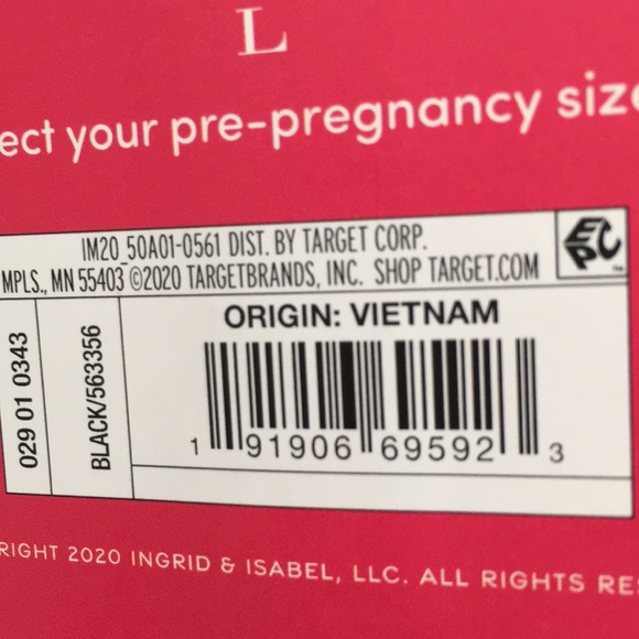 Ingrid and Isabel maternity black top - Picture 10 of 10